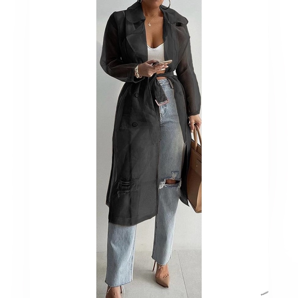 JLux Label Black Mesh Jacket